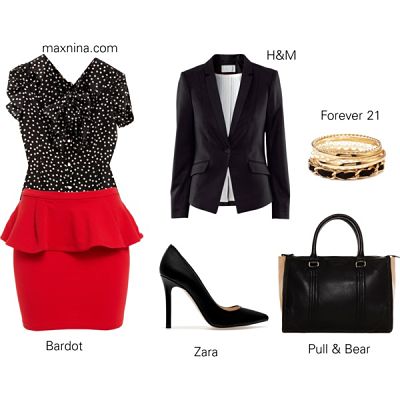 3 Easy Fashion Tips to Go From Work to Play! Peplum1 opt - 3 Easy Fashion Tips to Go From Work to Play!